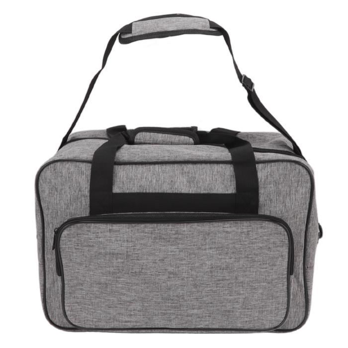 Sac de rangement pour machine à coudre - MXZZAND - Gris - Toile - 46x23x31cm - Mxzzand