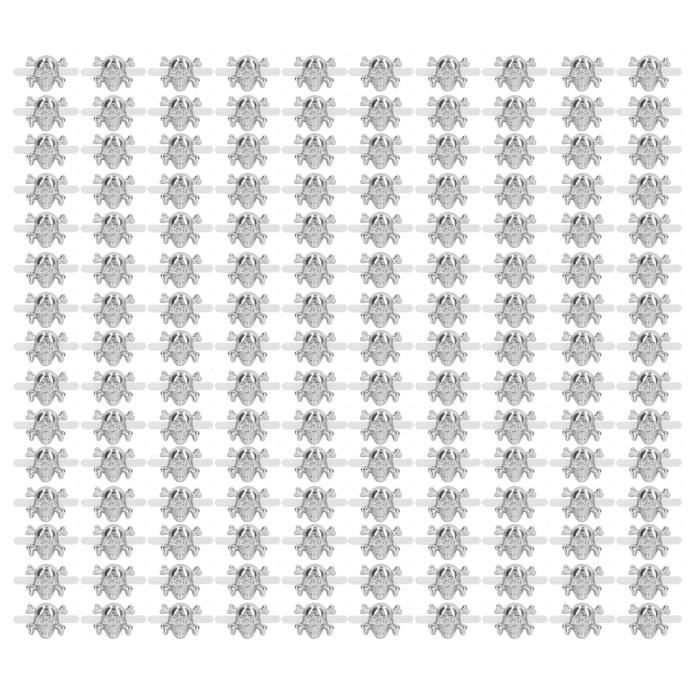 Carte D'anniversaire Gothique Crâne Avec Double Chapeau De Fête