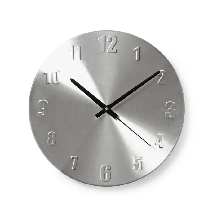 Nedis Horloge Murale Circulaire O 30 Cm Aluminium Achat Vente Horloge Pendule Soldes Sur Cdiscount Des Le Janvier Cdiscount Nedis Horloge Murale Circulaire O 30 Cm Aluminium Achat Vente Horloge Pendule Soldes Sur Cdiscount Des Le Janvier Cdiscount