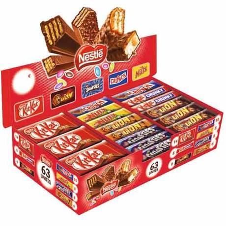 Nestlé, Chocobox, 63 pièces