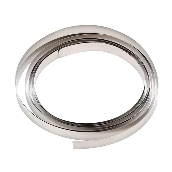100 Bandes Nickelées Pour Batteries 18650 - Acier Nickelé 34x17mm - Pour Soudure Par Points