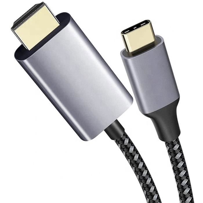 Ototon® Câble USB C vers HDMI 4K 60Hz Câble Type C HDMI Pour