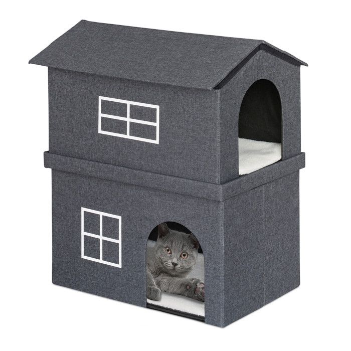 Meilleurs prix pour Maison d’intérieur pliable pour chat - 10038514-0