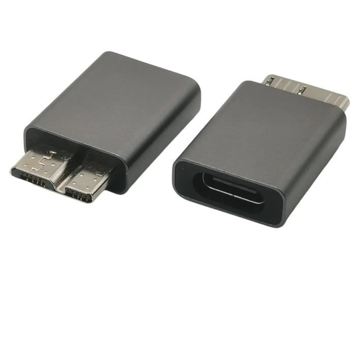 Lot de 2 Adaptateur USB C Femelle vers USB A Mâle compatible chargeur  secteur-Ordinateur vers USB-C Samsung Noir - Yuan Yuan - Cdiscount  Téléphonie