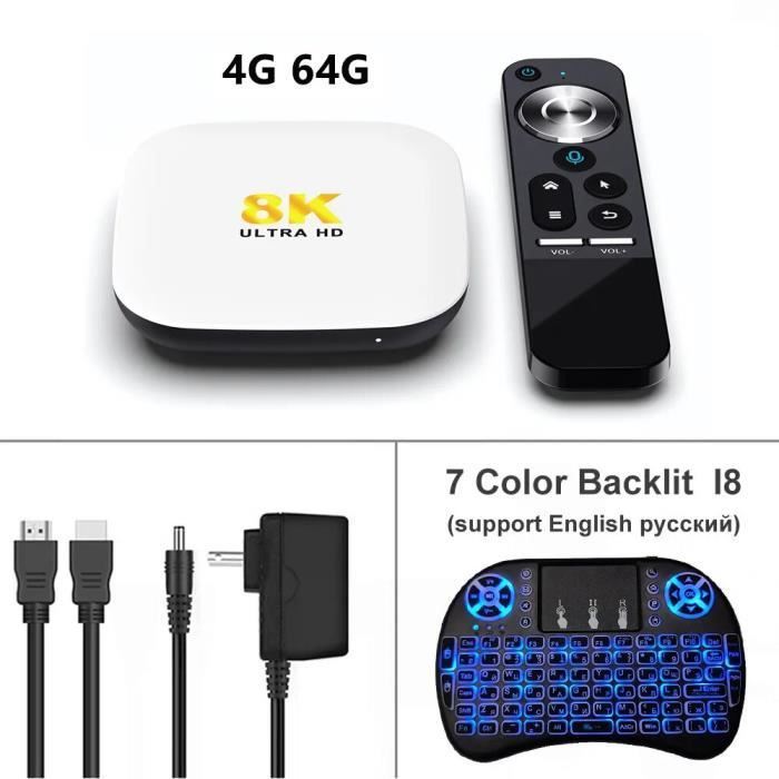 Smart TV Box H96 MAX RK3318 Android 10.0 4K Youtube lecteur multimédia