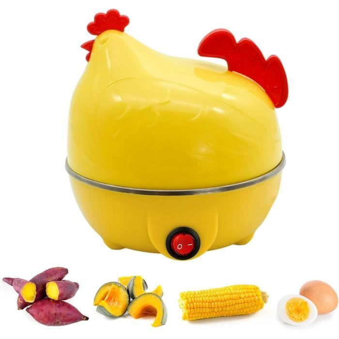 Pocher À Œufs Cuiseur À Vapeur Rapide En Forme De Poulet D