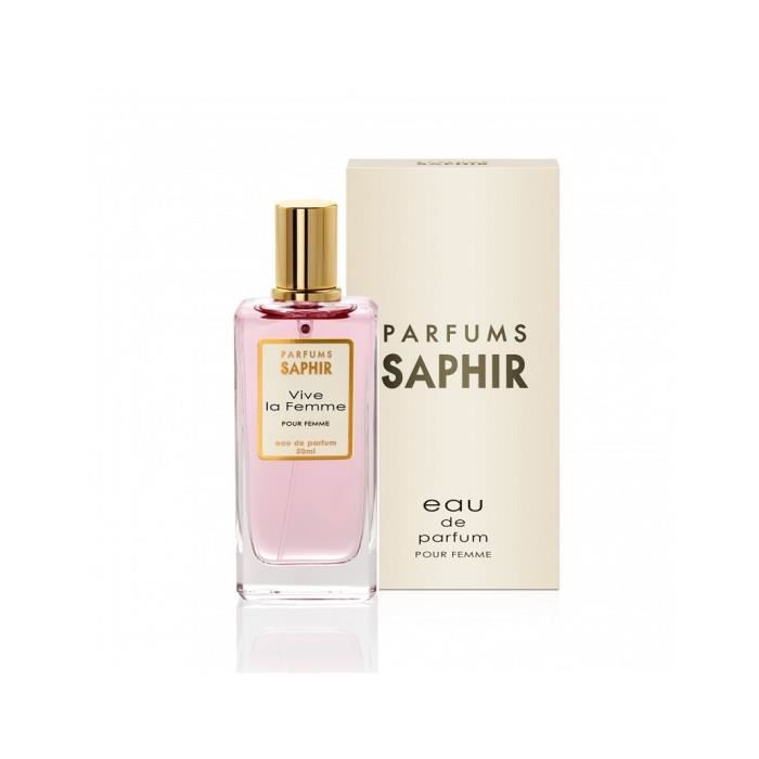 Eau de Parfum - Saphir - Vive la Femme - 50ml - Floral - Notes de miel et fleur doranger