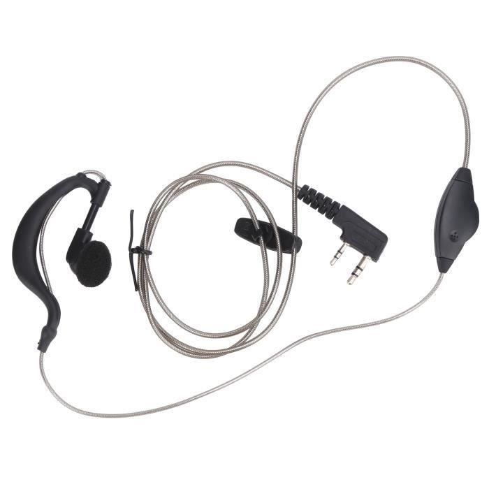 Oreillette Radio Bidirectionnelle pour Casque Talkie-walkie avec
