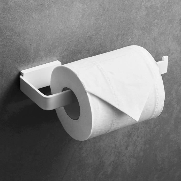 Beelee BA19304W Porte-rouleau de papier toilette mural en acier ...