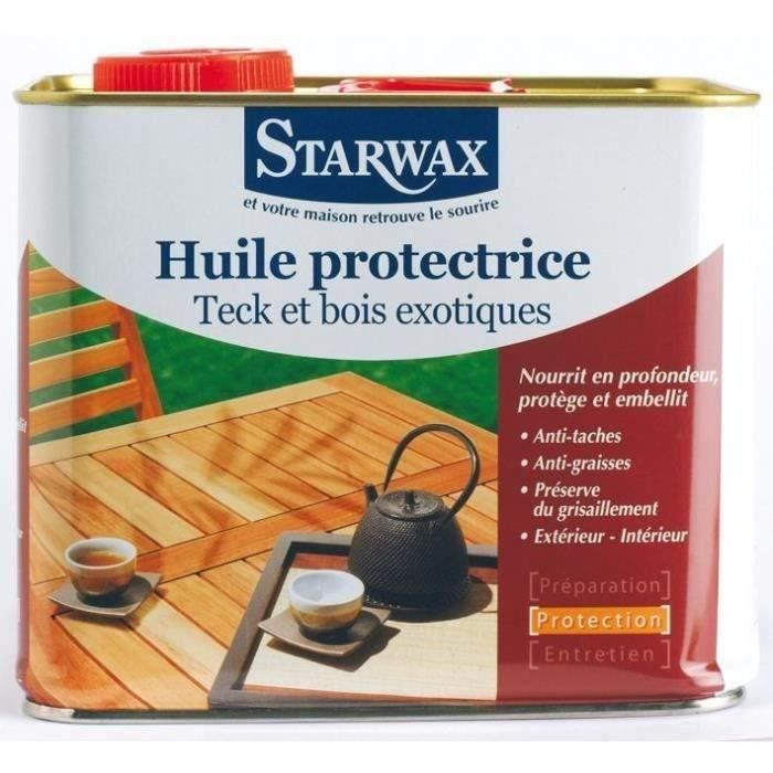 Huile protectrice - teck, bois exotique - 2 L