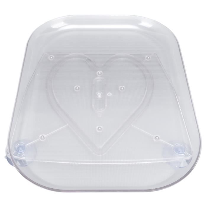 Organisateur Tournant Pour Frigo - Plateau Rotatif Rectangulaire Antidérapant Transparent - Range-bouteilles Et Condiments