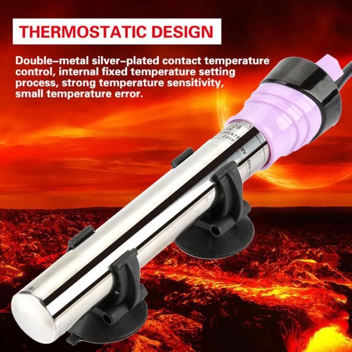 Meilleurs prix pour SURENHAP Barre chauffante Barre de Chauffage d'aquarium Réchauffeur Thermostatique Automatique animalerie chauffage Prise UE 200W