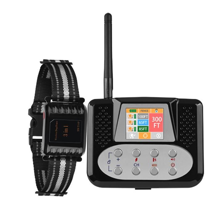 Comparer les prix de Collier de dressage pour chien C® 3 en 1 chien 3 modes 9 l'intensité traceur clôture électronique pack anti-fugue GPS pour chien