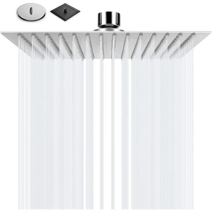 Tête De Douche Pluie Ronde Kohler 8 Pouces K-45202-BV - Bronze Brossé Vibrant, Laiton, Neuve Sous Scellé