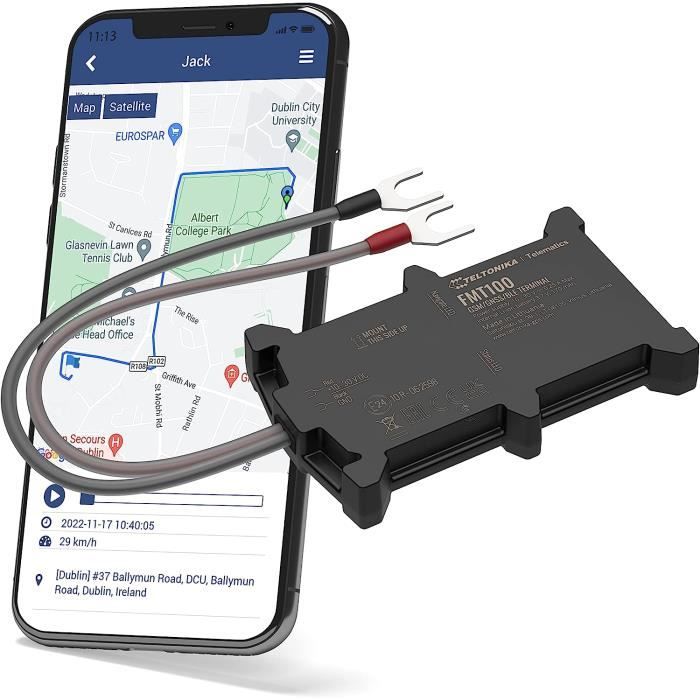 Traceur GPS Voiture 4G Antivol Aimant Surveillance en Temps Réel WINNES -  Noir - Cdiscount Auto