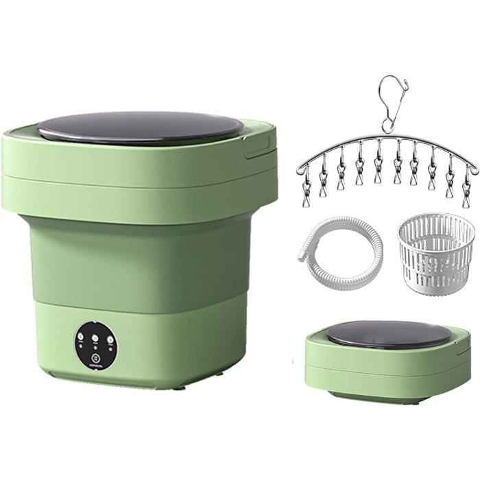 Mini Machine à Laver Portable Rechargeable USB - Pour Sous-vêtements, Chaussettes, Idéale Voyage, Camping, Petits Espaces - 4