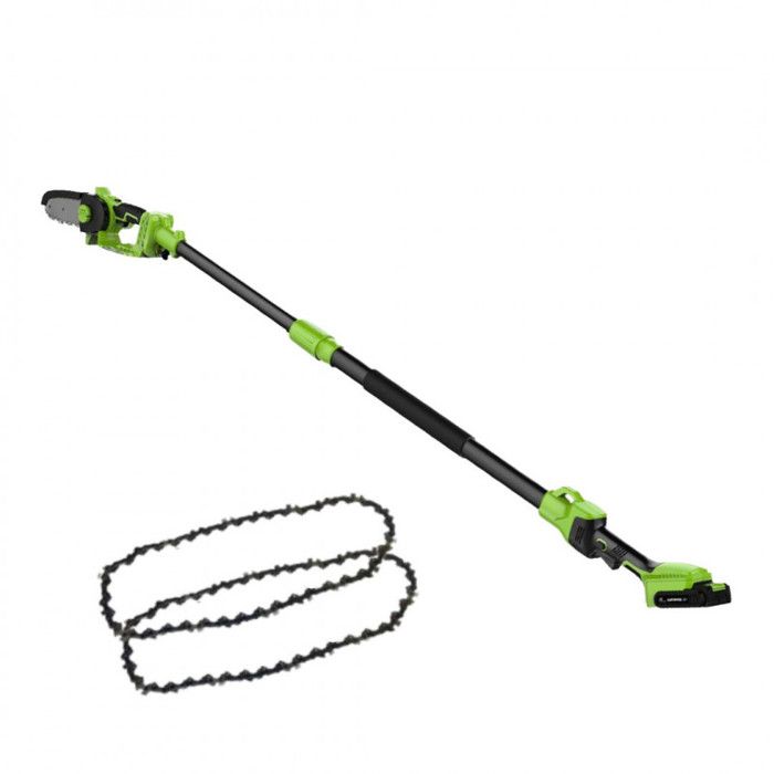 Lot De 2 Chaînes Tronçonneuse 45 Cm - 1,3 Mm, 3/8", 62 Maillons - Compatible Scheppach CSE2700