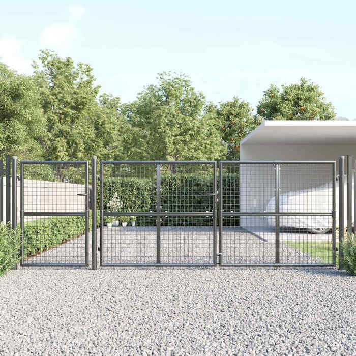 vidaXL Portal jardin maille