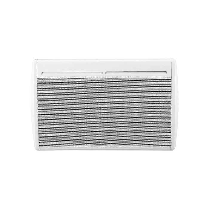 Radiateur électrique fixe 1500W rayonnant horizontal blanc - Thermostat programmable - Sécurité enfant