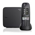 Téléphone Fixe Gigaset E630 Noir - Résistant aux chocs, à l'eau et à la poussière - Mains libres - ID d'appelant-1