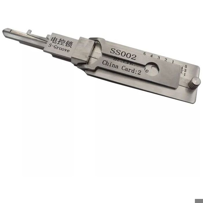SS001-SS002 Pro - Décodeur de clé principal en acier inoxydable - Outil de crochetage de serrure 2 en 1 - Plusieurs formes disponibles SS001-SS002 Pro - Décodeur de clé principal en acier inoxydable - Outil de crochetage de serrure 2 en 1 - Plusieurs formes disponibles