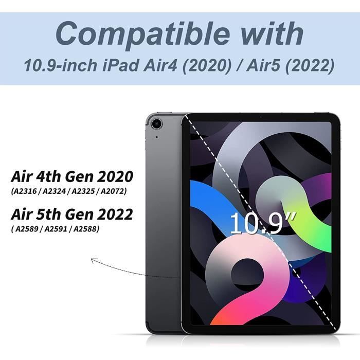 Coque pour iPad Air 5 10.9'' 2022 iPad Air 4 2020, Étui Antichoc, Fonction  Support, Veille/Réveil Automatique, MOBILIS, Noir - Cdiscount Informatique