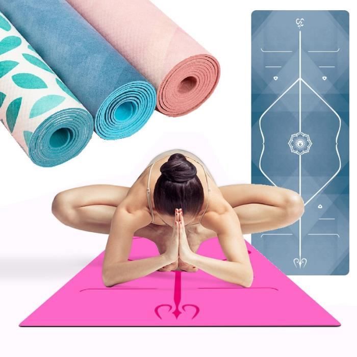 Tapis sol gym de yoga sport fitness en TPE avec Illustration du