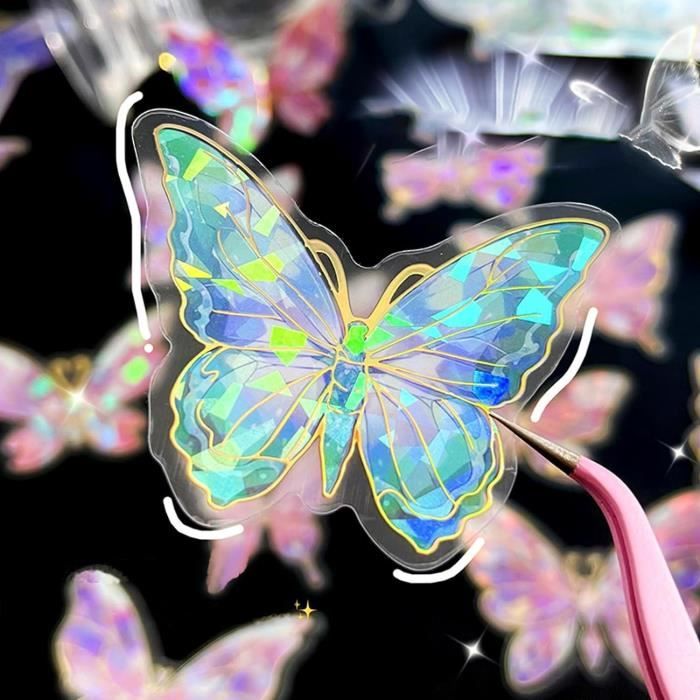 Décoration Phosphorescente Autocollants Fluorescents Papillons