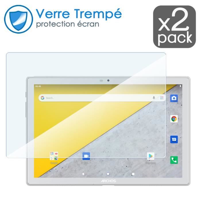 Protection d'écran pour tablette KARYLAX - [Pack x2] Verre Trempé