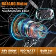 Vélo électrique 26*2.10 CST pneu Bafang 500W moteur lithium 48V10.4AH batterie SHIMANO 21 vitesses-2