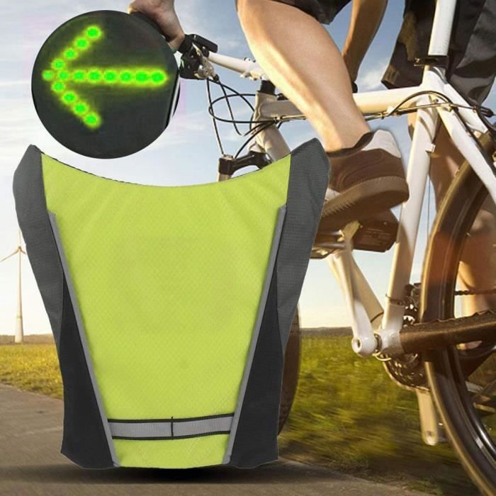Gilet Velo reflechissant LED Rechargeable - Gilet Réfléchissant avec Taille  Réglable avec 2 bandes réfléchissantes, Gilet de vélo réglable pour  jogging, randonnée, Promenade Chienou vélo la nuit : : Sports et  Loisirs