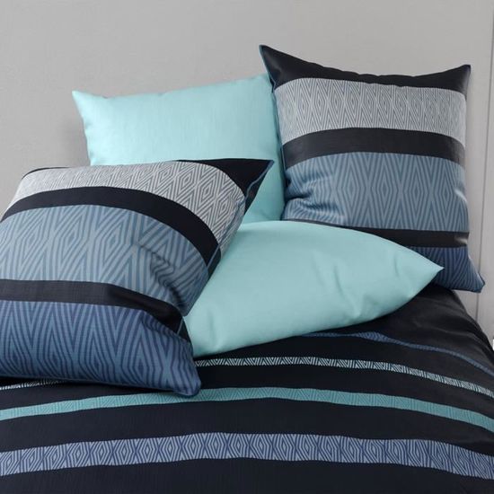 Bleu 240 X 220 CM ou 240x260 CM Haute Qualit/é Gris Housse de Couette Percale de Coton 220x240cm ou 240x260cm+ 2 Taies d/’Oreiller 63x63cm 100/% Coton Blanc 57 Fils Arc, 220/_x/_240/_cm