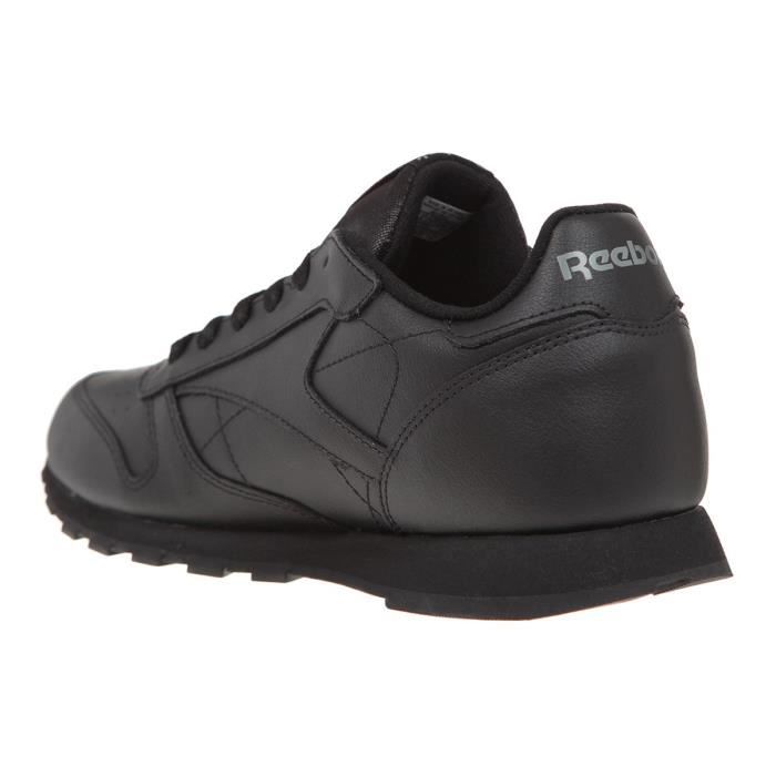 REEBOK Baskets Classic Leather Enfant Gar on Noir Cdiscount