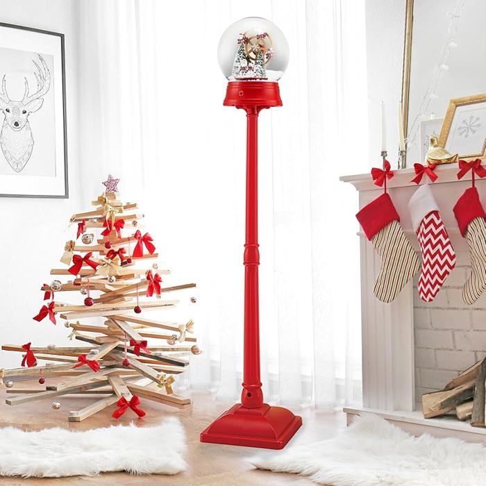 Traîneau De Noël Décoratif | Rangement Réutilisable | Décoration Intérieur/extérieur | Table, Porche, Pelouse | Matériau MDF