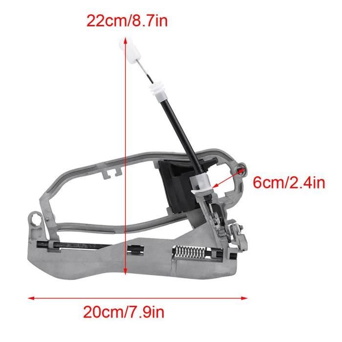 Cadre De Poignée De Porte Intérieure Avant Gauche Pour BMW X5 (E53) 2000-2006