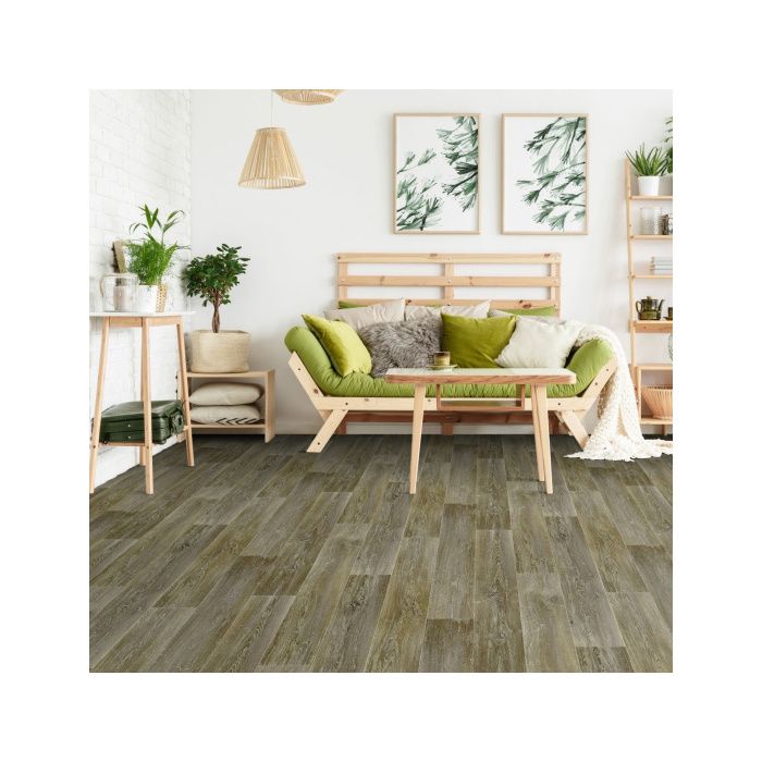 Sol vinyle effet parquet chêne scandinave vieilli - Rouleau de 2m x 6m ...