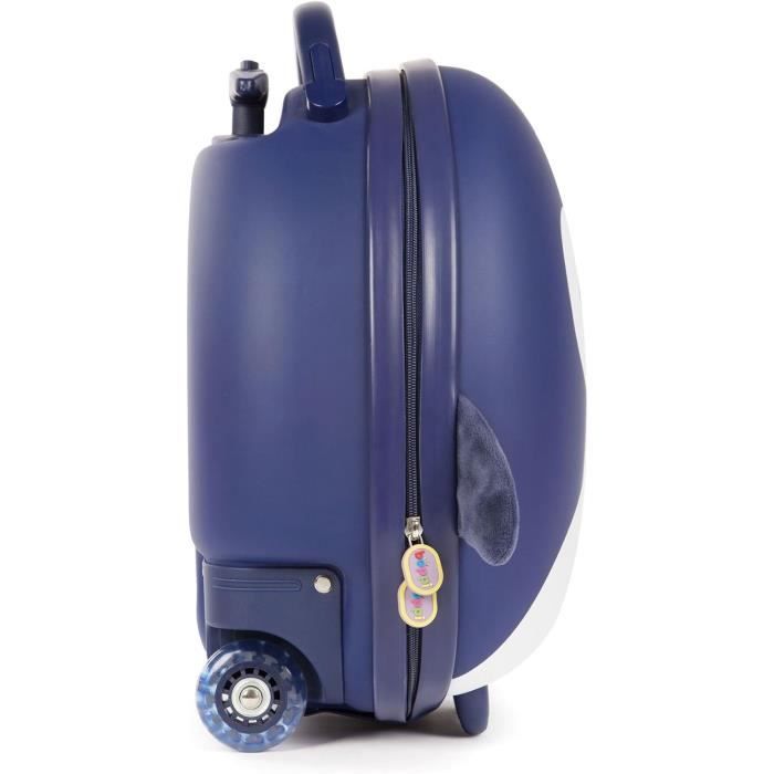 Valise Cabine Enfant 55x35x25cm Avec Roulettes - Design Personnalisable Et Sécurisé !