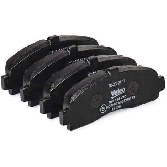 Plaquettes De Frein Avant VALEO First - Jeu De 4, Compatible Avec Système BOSCH, Dimensions 123x51.7x17.5 Mm