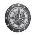 1 pc horloge de jante de pneu rétro créatif roue de voiture suspendue murale pour garage fanatique   HORLOGE - PENDULE-3