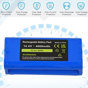 vhbw 1x batteria compatibile con Dirt Devil M3120, M030 aspirapolvere