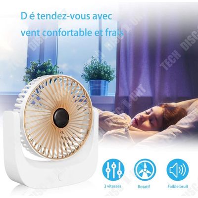 Mini Ventilateur, Petit Ventilateur De Table Portatif Sans Lame