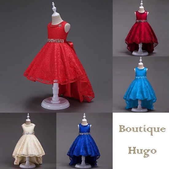 Robe De Princesse De Noël Pour Fille – Jupe élégante Pour Fêtes, Spectacles – En Coton Mélangé – Sans Manches