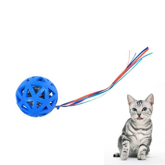 Funny Cat Sound Paper Toys Playing Teaser Bite Resistance Toy Bleu Taille Jouet Cdiscount