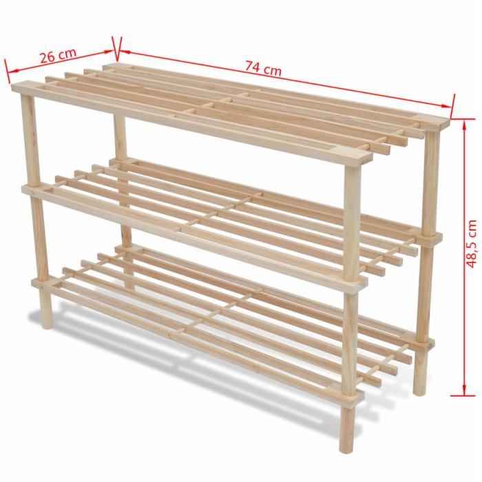 Support à Plantes 3 Niveaux Avec Roulettes - En Bois Massif, 101x40x101 Cm, Pour Intérieur/Extérieur, Jardin, Balcon
