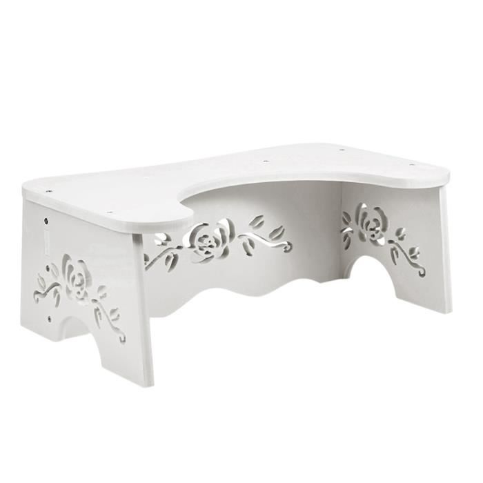 Tabouret de Toilette WC Marche Pied Antidérapant Tabouret Toilette