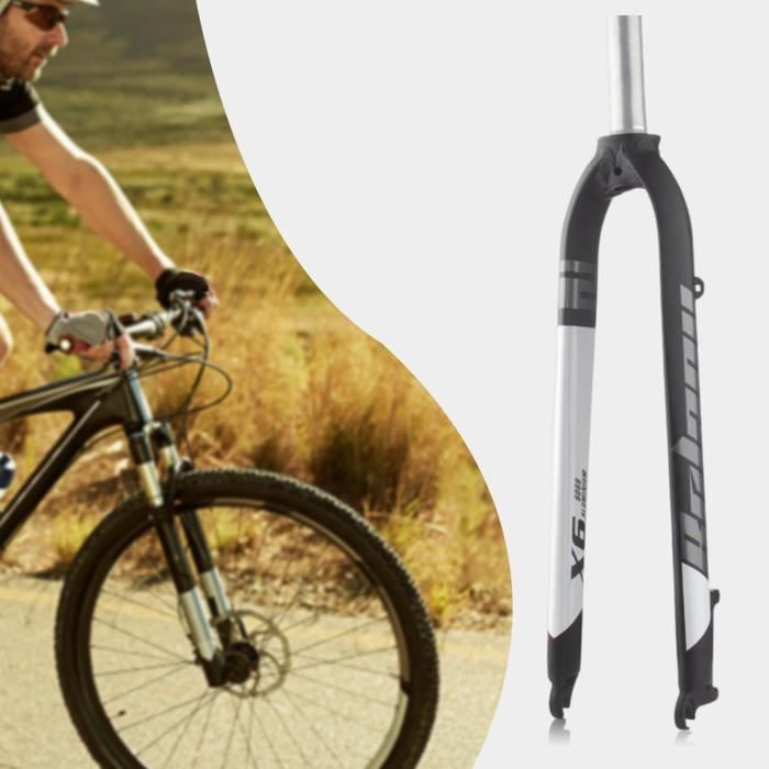 Fourches vtt 26 27.5 29 pouces 100mm Noir blanc Cdiscount Sport