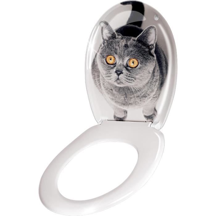 Abattant wc chat cheap