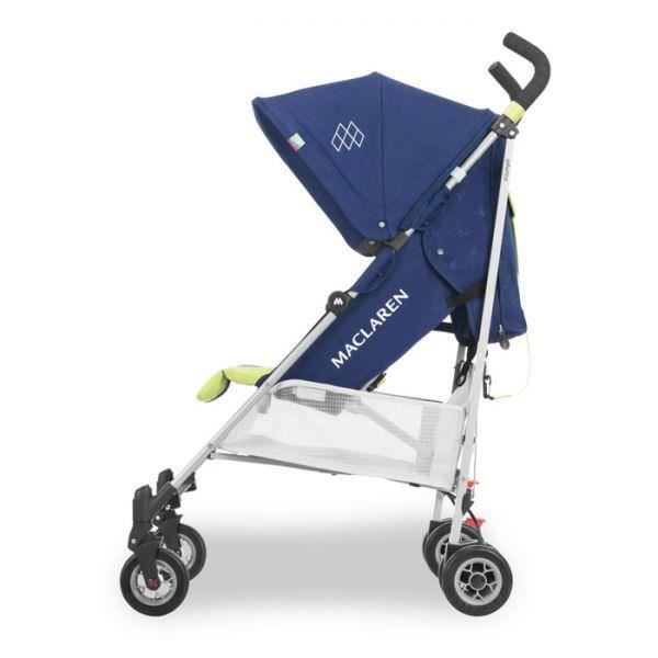 Poussette maclaren bleu online
