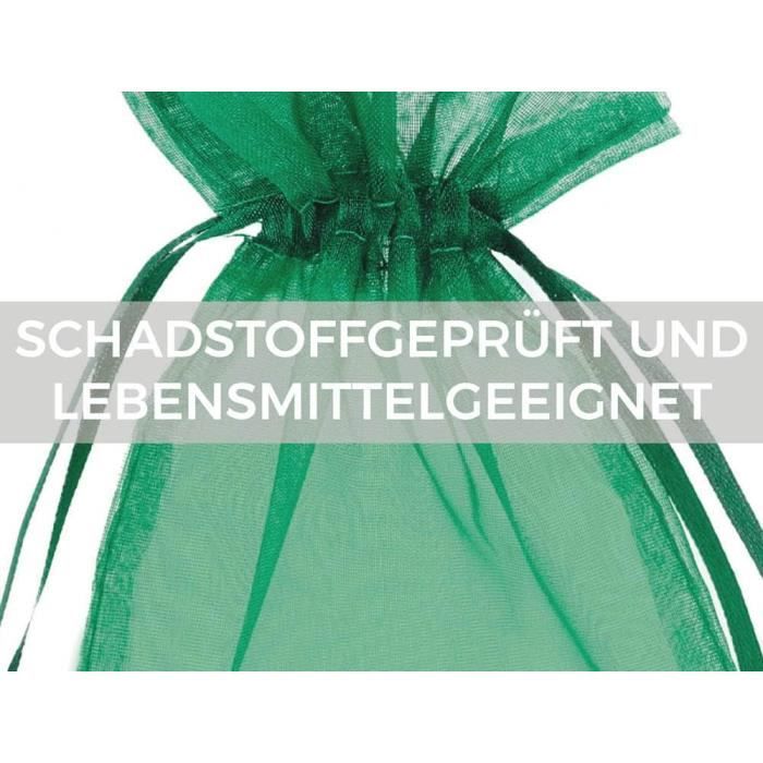 Lot De 30 Sachets Protection Raisins – Organza 30x20 Cm, Cordon Serrage – Contre Oiseaux, Insectes – Réutilisable