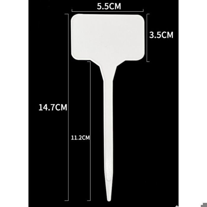 KINGLAKE 20pz 20X3CM Étiquettes Plantes en Ardoise pour Plantes